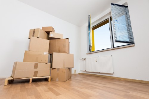 Removal team working on a home move in Wimbledon