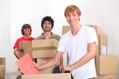 Furniture and household items set aside for charity donation